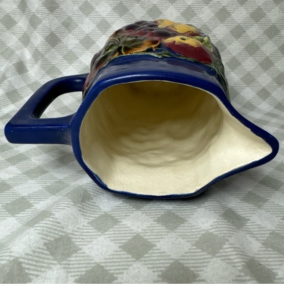 Antique Czechoslovakia Handpainted Majolica Pitcher 1.5 L Bern Boch c.1918-1938 - Picture 7 of 7